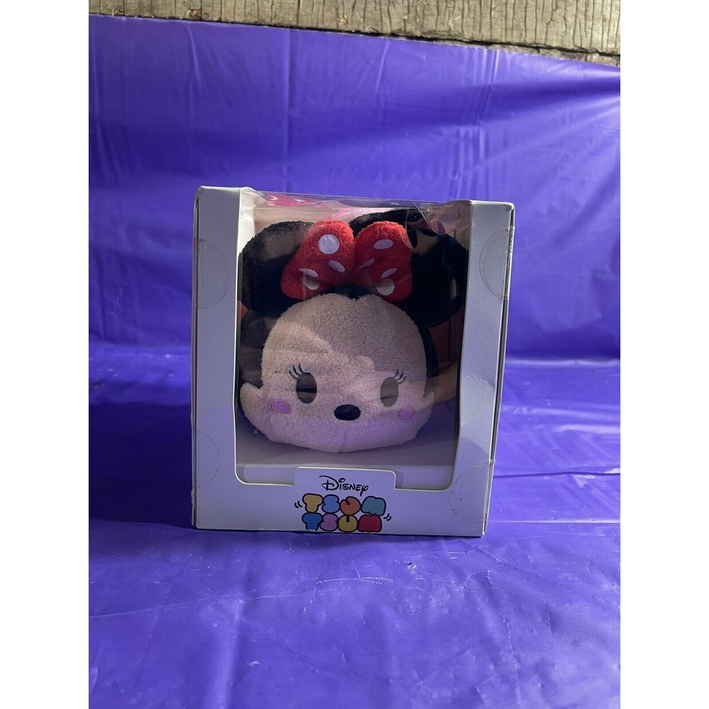 Disney Tsum Tsum Minnie Mouse‎ Plush Toy Stuffed Animal Gift Boxed